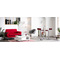 Tabouret de bar / cuisine argent WAVES (lot de 2)