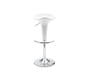Tabouret de bar / cuisine blanc design GALAXY (lot de 2)
