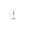 Tabouret de bar / cuisine blanc moderne COMET (lot de 2)