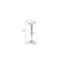 Tabouret de bar / cuisine blanc moderne PVC COMET (lot de 2)
