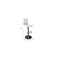 Tabouret de bar / cuisine blanc moderne SURF ALTO (lot de 2)