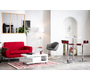 Tabouret de bar / cuisine blanc WAVES (lot de 2)