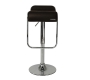 Tabouret de bar / cuisine chocolat design ANDROMEDE (lot de 2)