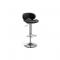 Tabouret de bar / cuisine design noir MERCURY