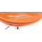 Tabouret de bar / cuisine moderne orange COMET (lot de 2)