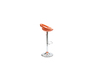 Tabouret de bar / cuisine moderne orange COMET (lot de 2)