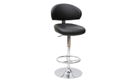 Tabouret de bar / cuisine noir contemporain NEPTUNE