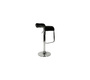 Tabouret de bar / cuisine noir design ANDROMEDE (lot de 2)