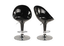 Tabouret de bar / cuisine noir design �UF (lot de 2)