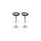 Tabouret de bar / cuisine noir moderne COMET (lot de 2)