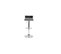 Tabouret de bar / cuisine noir WAVES (lot de 2)