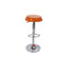 Tabouret de bar / cuisine orange CAPSULE (lot de 2)