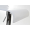 Tabouret de bar / cuisine plexiglas blanc Saturne (Lot de 2)