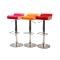 Tabouret de bar design bicolore rose et blanc ICE POP