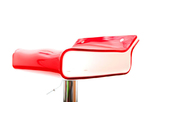 Tabouret de bar design bicolore rouge et blanc ICE POP