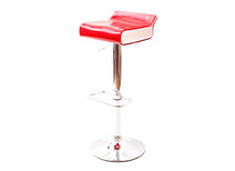 Tabouret de bar design bicolore rouge et blanc ICE POP
