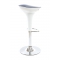 Tabouret de bar design bleu et blanc JUPITER
