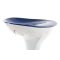 Tabouret de bar design bleu et blanc JUPITER