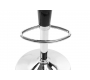 Tabouret de bar design noir et rouge JUPITER