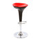 Tabouret de bar design noir et rouge JUPITER