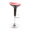 Tabouret de bar design rouge et noir VENUS