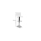 Tabouret de bar design SATURNE plexiglas transparent (Lot de 2)