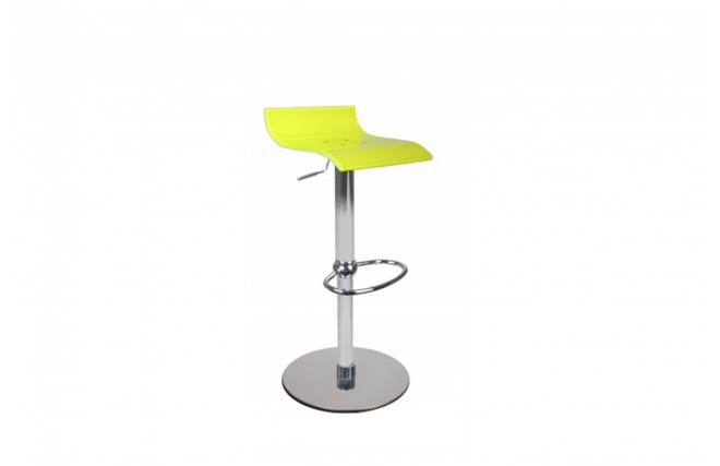 Tabouret de bar up to you design bicolore jaune et blanc VEGA