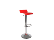 Tabouret de bar up to you design bicolore rouge et blanc VEGA