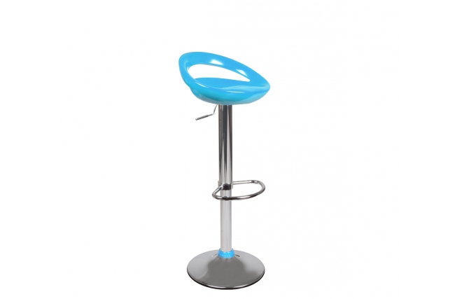 Tabouret de bar up to you laqu&eacute; bleu COMET 