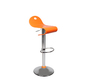 Tabouret de bar up to you transparent orange CELESTE