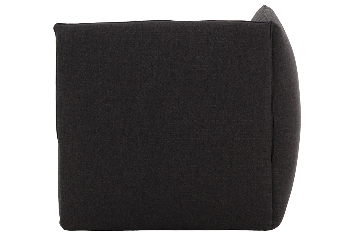 Angle de canap� design tissu gris fonc� MODULO