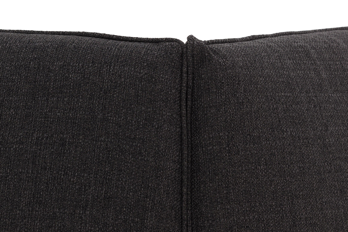 Angle de canap� design tissu gris fonc� MODULO