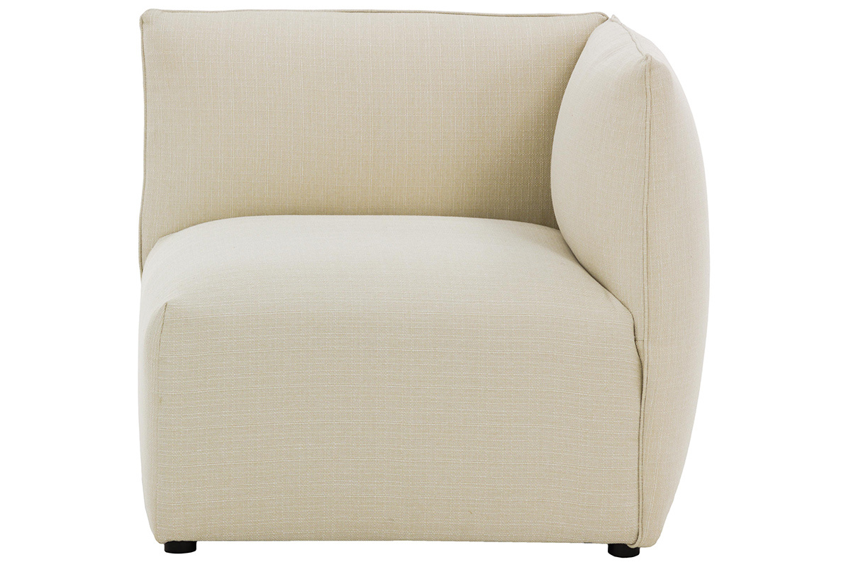 Angle de canap� design tissu naturel MODULO
