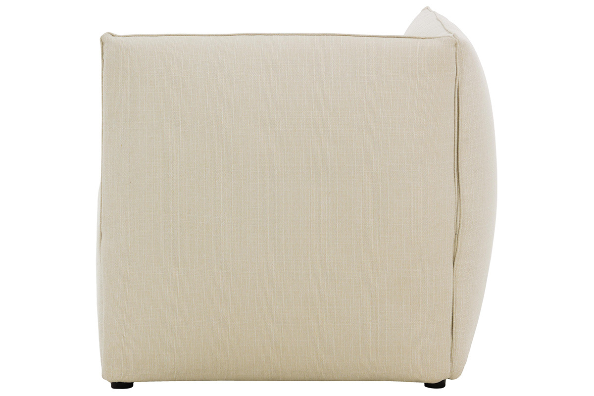Angle de canap� design tissu naturel MODULO