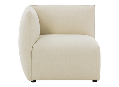 Angle de canap&eacute; design tissu naturel MODULO