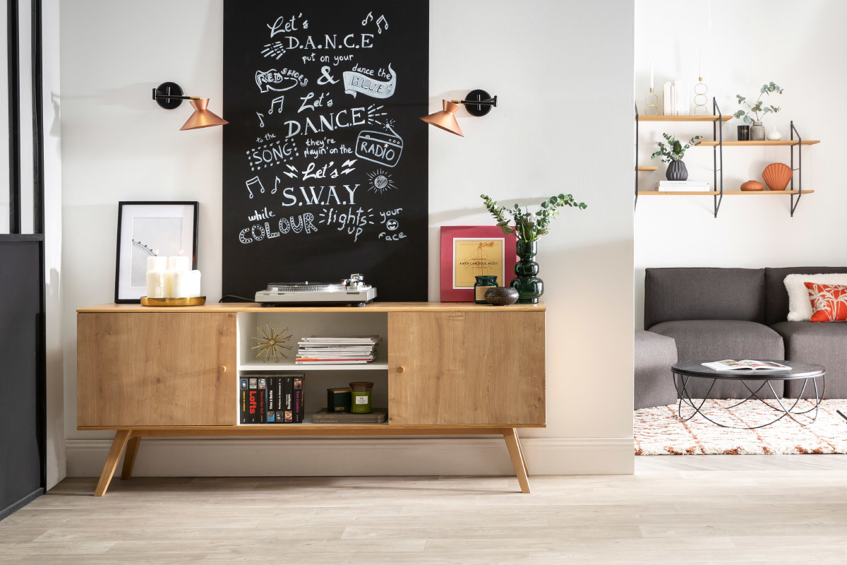 Applique murale articul�e design cuivr� LEEDS