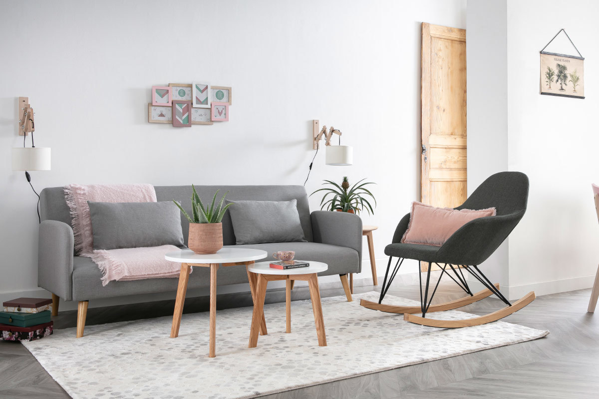 Applique murale design articul�e bois ARMS