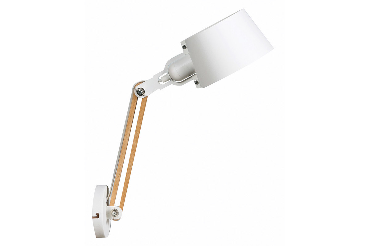 Applique murale design m�tal blanc BILLY