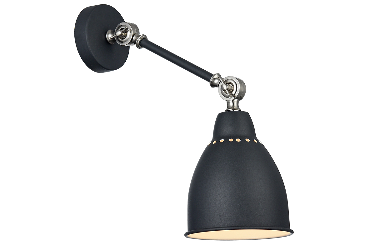 Applique murale design m�tal noir PROJECT