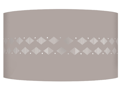 Applique murale design m&eacute;tal taupe SMART