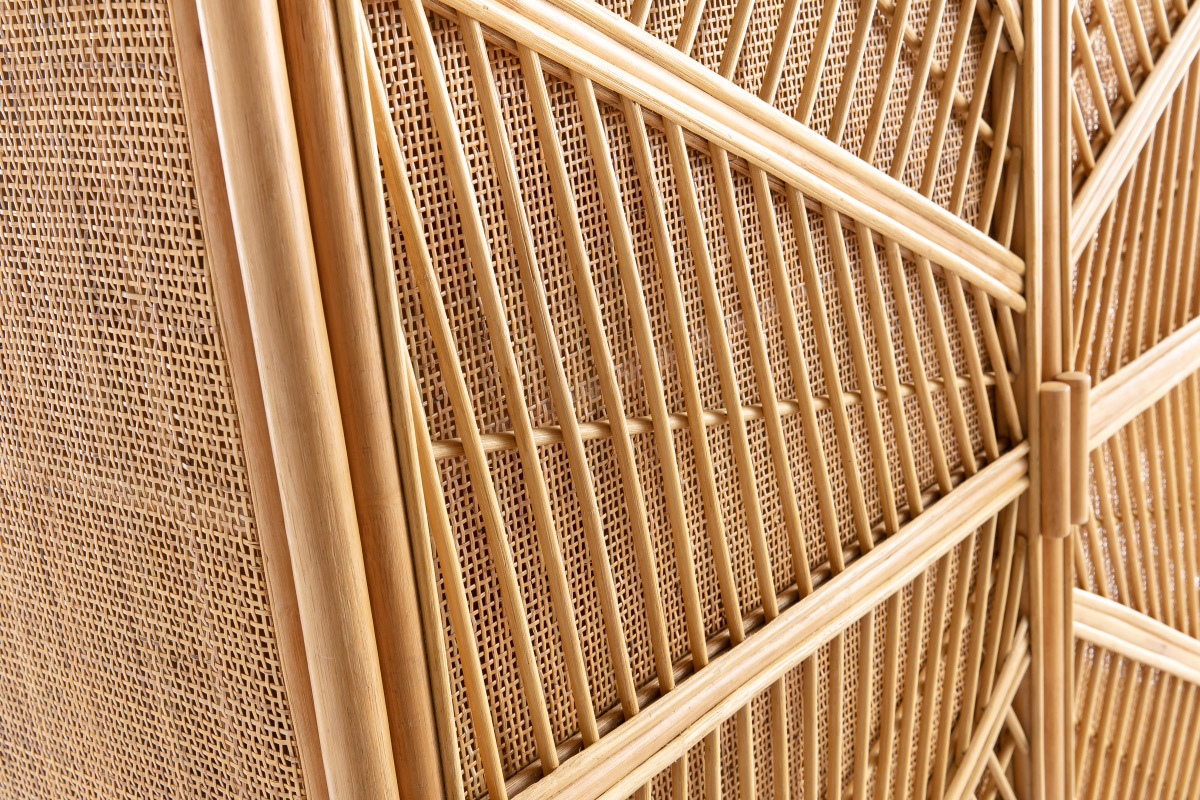 Armoire 2 portes en rotin L140 cm GALON