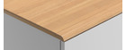 Armoire scandinave blanc et bois clair MAHE