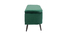 Banc coffre en velours vert ATON