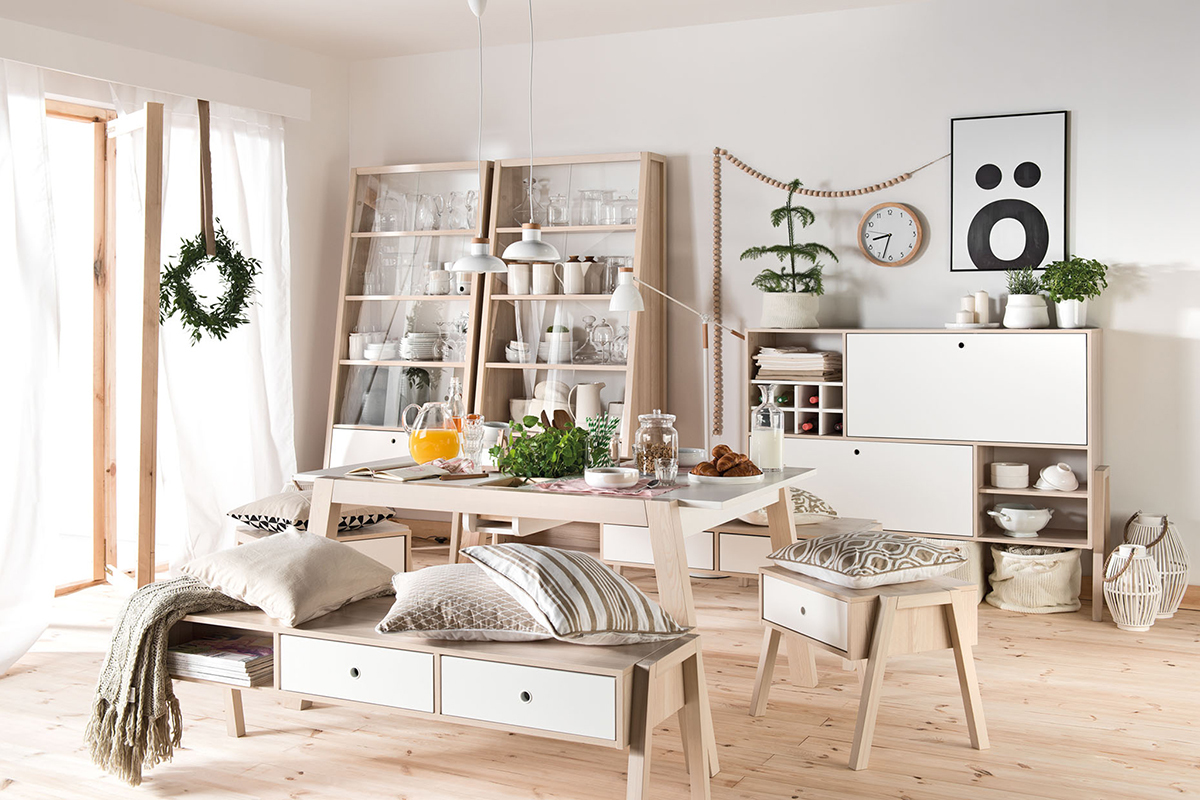 Banc design avec rangements EASY