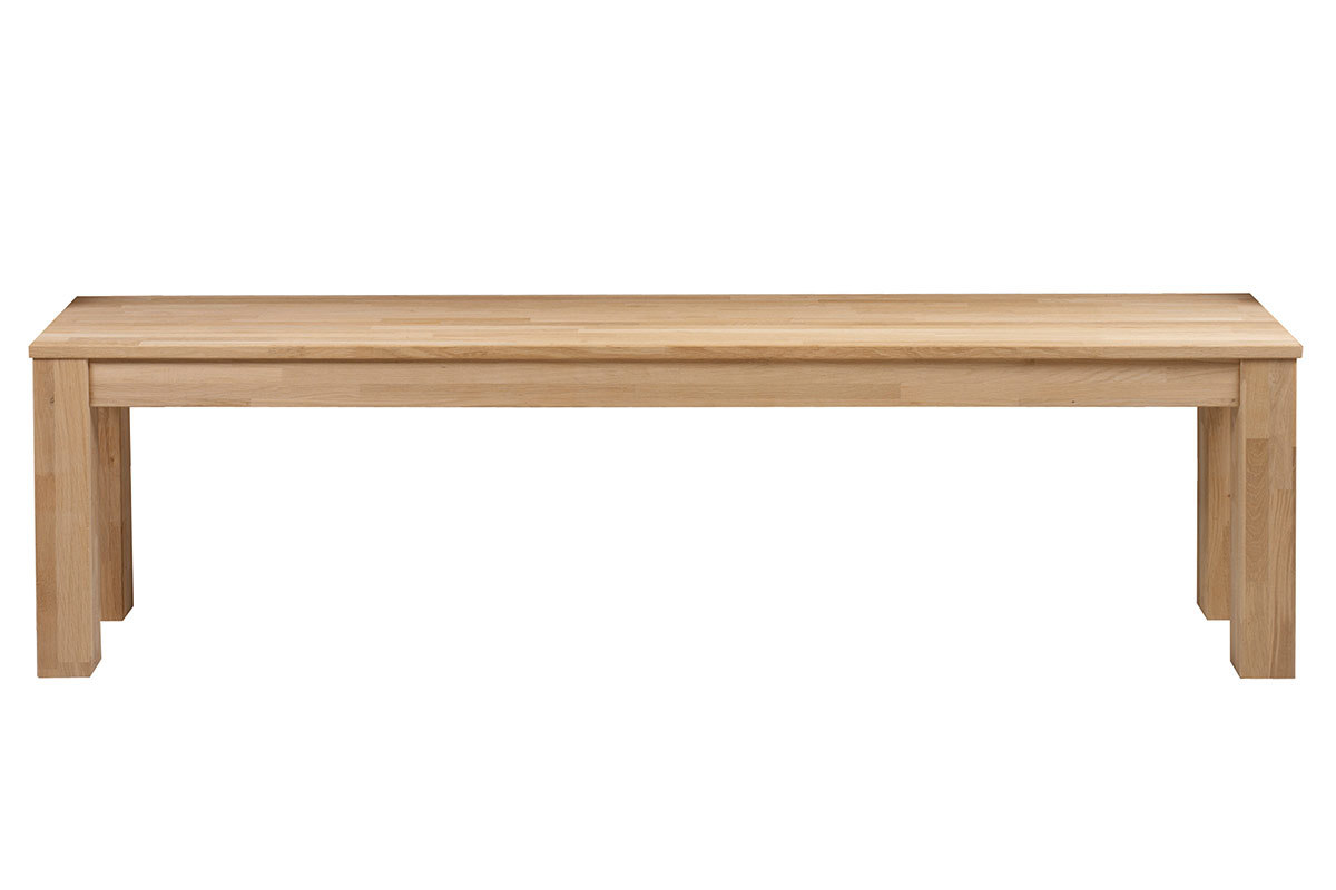 Banc en ch�ne massif 160cm LUPA