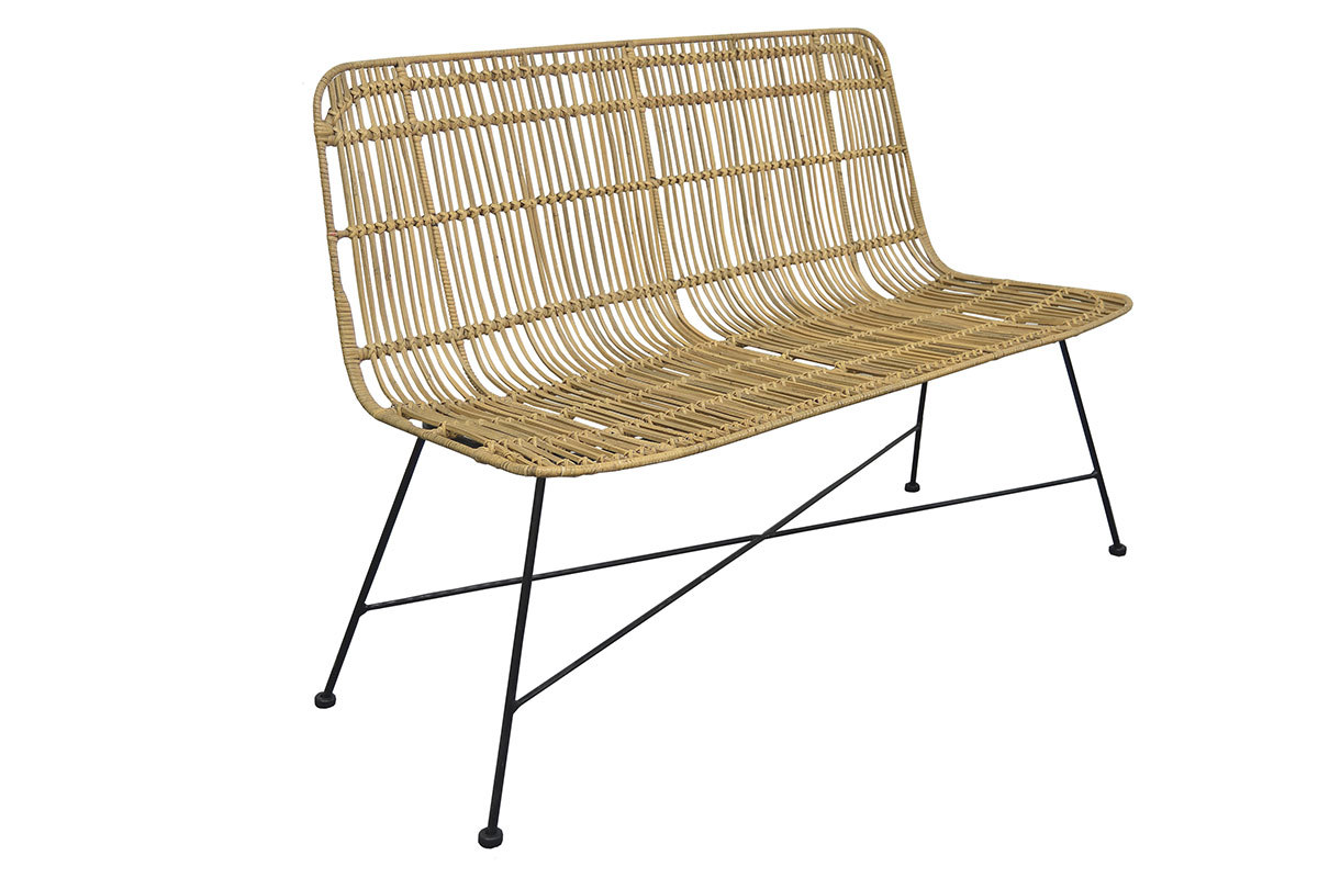 Banc en rotin naturel MALACCA