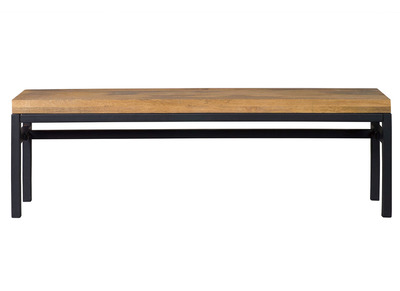 Banc industriel bois et m&eacute;tal 140 cm YPSTER