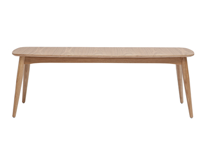 Banc scandinave bois clair L130 cm NORDECO