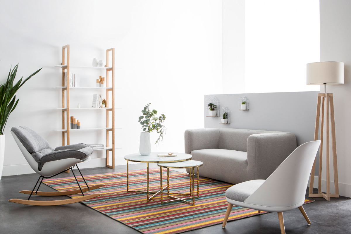 Biblioth�que ch�ne et blanc CAMUS