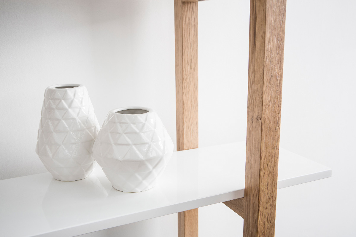 Biblioth�que ch�ne et blanc CAMUS